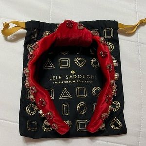 New Lele Sadoughi birthstone headband